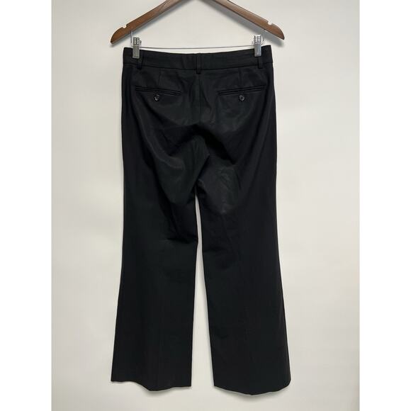 Theory Emery Tailor Womens Trousers Wide Leg Pants Sz 2 Wool Blend Preppy - Picture 4 of 14